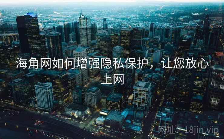 海角网如何增强隐私保护，让您放心上网