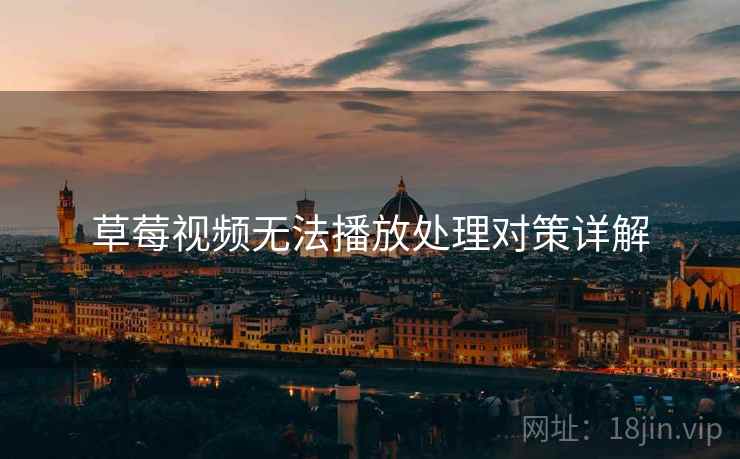 草莓视频无法播放处理对策详解