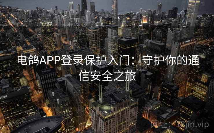 电鸽APP登录保护入门：守护你的通信安全之旅