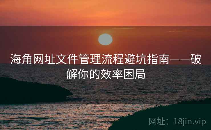 海角网址文件管理流程避坑指南——破解你的效率困局